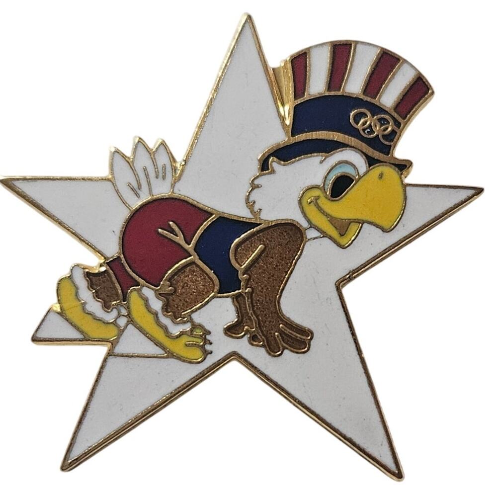 1984 Las Angeles Olympic Game Pin Eagle